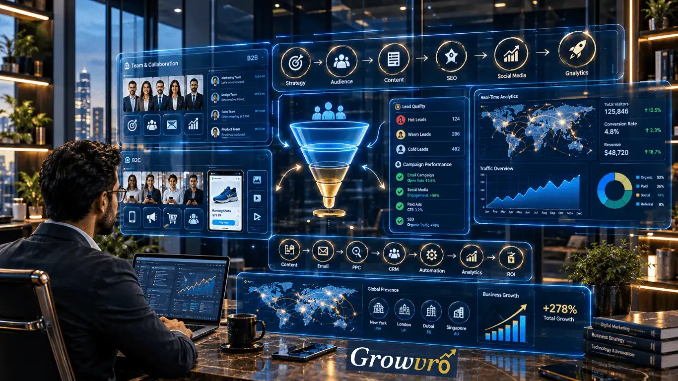 Lead Generation marketing service for B2B & B2C Businesses​ proccess
